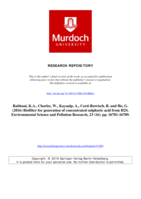 Biofilter for generation of concentrated sulphuric acid from H2S