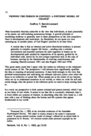 Viewing the person in context: A systemic model of change