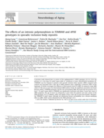 The effects of an intronic polymorphism in TOMM40 and APOE genotypes in sporadic inclusion body myositis