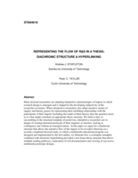 Representing the flow of r and d in a thesis: Diachronic structure and hyperlinking