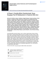 A Phase 2, Double-Blind, randomized, Dose-Ranging trial Of Reldesemtiv in patients with ALS