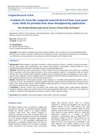 Synthesis of a bone like composite material derived from waste pearl oyster shells for potential bone tissue bioengineering applications