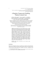 A registry framework enabling patient-centred care