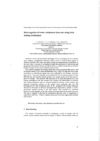 Interrogation of water catchment data sets using data mining techniques