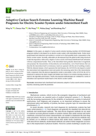 Adaptive cuckoo search-extreme learning machine based prognosis for electric scooter system under intermittent fault