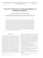 A practical strategy for analysing multispecies distribution patterns