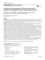 Development of a rapid profiling method for the analysis of polar analytes in urine using HILIC–MS and ion mobility enabled HILIC–MS