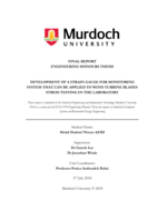 Development of a strain gauge for monitoring system that can be applied to wind turbine blades stress testing in the laboratory