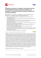 Respiratory illness in a piggery associated with the first identified outbreak of swine influenza in Australia: Assessing the risk to human health and zoonotic potential