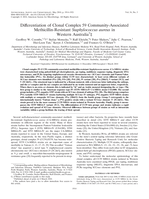 Differentiation of clonal complex 59 community-associated methicillin-resistant Staphylococcus aureus in Western Australia