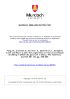 Longitudinal prevalence and faecal shedding of Chlamydia pecorum in sheep