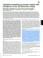 Tryptophan-metabolizing gut microbes regulate adult neurogenesis via the aryl hydrocarbon receptor