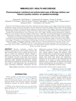 Pharmacological, nutritional and antimicrobial uses of Moringa oleifera Lam. leaves in poultry nutrition: An updated knowledge