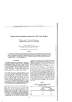 Motor vehicle emission inventory for the Perth airshed