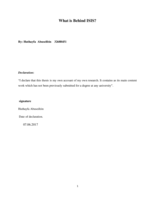 What is Behind ISIS?