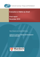Evaluation of maths by Email: Final report