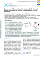 Development of organo-dispersible graphene oxide via Pseudo-surface modification for thermally conductive green polymer composites