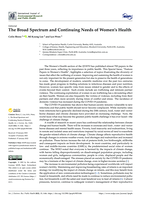 The broad spectrum and continuing needs of women’s health