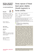 Chronic exposure of Hawaii Island spinner dolphins (Stenella longirostris) to human activities
