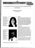 An evaluation of an inquiry-based computer-assisted learning environment