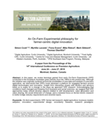 An On-Farm experimental philosophy for farmer-centric digital innovation