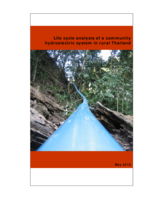 Life cycle analysis of a community hydroelectric system in rural Thailand