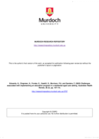 Challenges associated with implementing an education program in a residential aged care setting