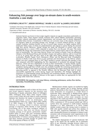 Enhancing fish passage over large on-stream dams in south-western Australia: a case study