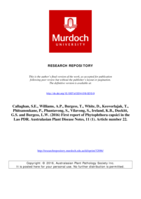 First report of Phytophthora capsici in the Lao PDR