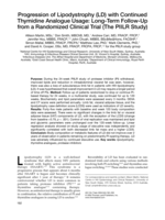 Progression of Lipodystrophy (LD) with continued thymidine analogue usage: Long-term Follow-Up from a randomized clinical trial (The PIILR Study)