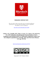 Detection and phylogenetic characterisation of novel Anaplasma and Ehrlichia species in Amblyomma triguttatum subsp. from four allopatric populations in Australia