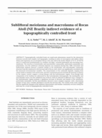 Sublittoral meiofauna and macrofauna of Rocas Atoll (NE Brazil):indirect evidence of a topographically controlled front