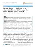 Increased EMRSA-15 health-care worker colonization demonstrated in retrospective review of EMRSA hospital outbreaks