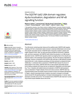 The SQSTM1/p62 UBA domain regulates Ajuba localisation, degradation and NF-κB signalling function