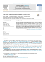 Does R&D expenditure volatility affect stock return?