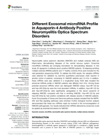 Different exosomal microRNA profile in Aquaporin-4 Antibody Positive Neuromyelitis Optica Spectrum Disorders