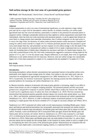 Soil carbon storage in the root zone of a perennial grass pasture
