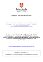 Performance of a commercial-scale DiCOM™ demonstration facility treating mixed municipal solid waste in comparison with laboratory-scale data