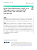 Comprehensive analysis and identification of drought-responsive candidate NAC genes in three semi-arid tropics (SAT) legume crops