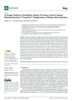A single subject, feasibility study of using a non-contact measurement to “visualize” temperature at body-seat interface
