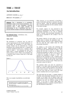 The t-Test: An introduction