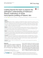 Looking beyond the brain to improve the pathogenic understanding of Parkinson’s disease: Implications of whole transcriptome profiling of Patients’ skin
