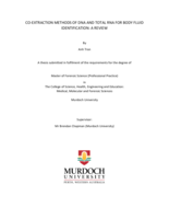 Co-extraction methods of DNA and total RNA for body fluid identification: A review