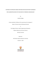 A review of intrusive search methods and excavation techniques for clandestine grave site recovery in forensic archaeology