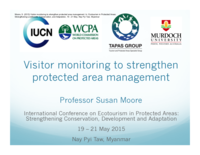 Visitor monitoring to strengthen protected area management