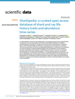 Sharkipedia: a curated open access database of shark and ray life history traits and abundance time-series
