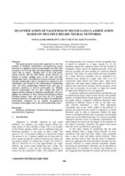 Quantification of vagueness in multiclass classification based on multiple binary neural networks