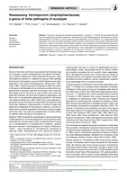 Reassessing Vermisporium (Amphisphaeriaceae), a genus of foliar pathogens of eucalypts