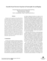 Ensemble neural networks using interval neutrosophic sets and bagging
