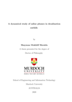 A dynamical study of saline plumes in desalination outfalls